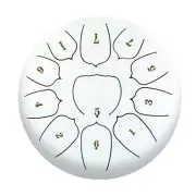 6 Inch Steel Tongue Drum 11 Notes Handpan Drum with Drum Mallet Finger A7K1