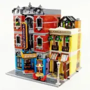 2899Pcs Jazz Club Expert Pizza Shop Building Brick Blocks Compatible 10312