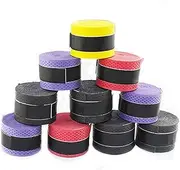 10pcs Random Colour Grip Tape Badminton Anti Slip Tennis Racket Racquet Grip Overgrip Tape