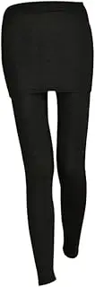 [BESTYASH] Skirt with Pants Casual Leggings for Women Fashion Leggings Attached Skirt Leggings Elastic Waistband Leggings Skirts Pregnant Leggings for Women Shorts Leggings for Women