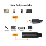 USB C to 3Pin Ground Rings Isolators Eliminators for Home Stereo Systems