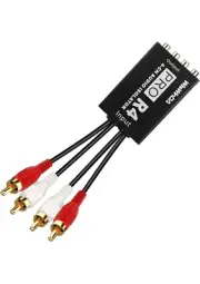 Pro 4Channels RCA Noise Filter Hum Eliminator Ground Loop Isolator