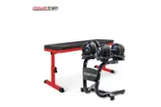 Powertrain 48KG Adjustable Dumbbell Set & StandHeight-Variable Bench