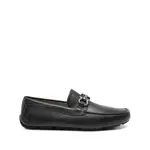 [Ferragamo] Ferragamo Parigi Slip-on Leather Loafers 8.5 US BLACK