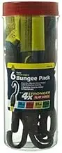 Gripwell Flat Bungee Strap 6 Pack