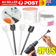 4Pc Resin Mixer Epoxy Mixer Paint Mixer Drill Attachment Paint Stirrer Mud Mixer