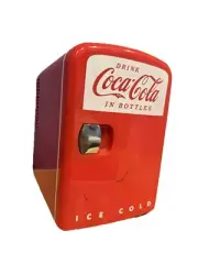 Vintage Coca-Cola Collectible + Working Mini Fridge!