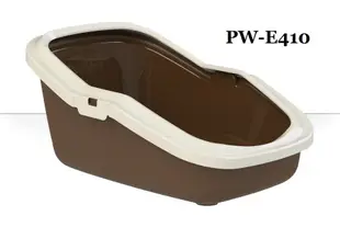 荷蘭進口 必威 PeeWee 無罩開放式 雙層貓便盆 貓砂盆 貓沙屋 貓廁所 PW-E410 時尚流線有型 1,000元