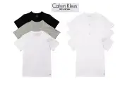 3 X Calvin Klein Men's Classic Crew Neck Cotton Tee T-Shirt White S M L XL New