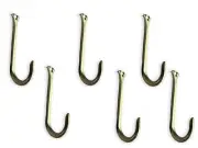 Set of Six, BA Products N711-2CL -x 6 16" Clevis J Hook for Chain, Wrecker, Tow