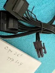 Corsair 6 Pin Plug to (x4) Molex Plug Type 4 Modular Corsair Power Supply Cable