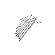 SP Tools 8Pcs T-Handle Hex Key Set - Sliding Metric Chrome Vanadium Steel Blade