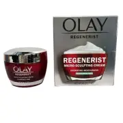 Olay Regenerist Micro Sculpting Cream Hydrating Moisturizer Fragrance Free-NIB