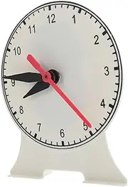 LRXIYODE Teaching Clock Model for Classroom Display Clock Early Education Learning Tool Interactive Teaching Clock for Home and School Use Bright Design