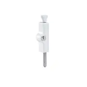 Whitco Patio Bolt White Sliding Door Lock Keyed Alike W2206316D5