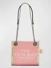 Marc Jacobs The Denim Chain Mini Tote Bag Pink