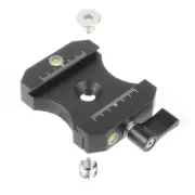 Camera Tripod Mount Adapter 3/8 to 1/4 Screw Quick Release Plate Clamp Base