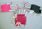Fishnet Fingerless Gloves Sexy Short Neon Purple Color Party Halloween Costume