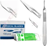 1500 SURGICAL STERILE SCALPEL HANDLE BLADES #10 #11 #15 SURGICAL BLADES