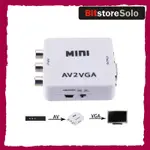 RCA 轉 VGA AV2VGA 轉換器 AV 轉 VGA 顯示轉換器