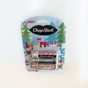 CHAPSTICK CHRISTMAS HOLIDAY 4 PACK Cocoa/Candy Cane/Vanilla Latte/Sugar Cookie