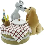 [Disney] Gifts Lady and The Tramp Picnic Table 'Love' Figurine