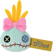 Takara Tomy Arts (TAKARATOMY A.R.T.S) Disney Characters Lilo & Stitch Plush Badge Clamp, Plush Toy Height Approximately 3.9 inches (10 cm)