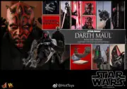 Hot Toys DX16 DX17 1/6 Scale Star Wars Darth Maul Action Figure Aircraft