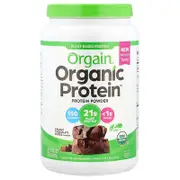 Orgain, Organic Protein™ Powder, Plant Based, Creamy Chocolate Fudge, 2.03 lb (920 g)