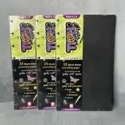 *NEW* 3 Packs of Sakura Gelly Roll Journal Refills Black Paper 25 Sheets Each