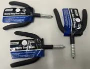 Lot 3 Heavy Duty Tool Hook Storehouse Screws Coated Metal Storage 50LB U Mount