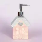 Soap Dispenser Ceramic Salon Dispenser Pump Soap Container for Home Bathroom