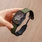 折疊磁吸扣 真皮錶帶 適用 APPLE WATCH 9 錶帶 8 7 6 5 4 SE 41MM 45MM 矽膠錶帶