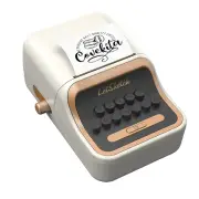 Portable Smart Bluetooth Thermal Label Printer Compatible with Android & iOS White 1 Roll 40 X60 Label