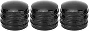 3pcs O Ring Guitar Knobs, Anti Slip Grip Metal Electric Guitar Potentiometer Control Knobs, Compatible with Bass Guitars, 6mm Hole Diameter, Sturdy and Protective
