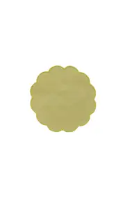 [Moda Domus] Set-Of-Four Scalloped Linen Coasters