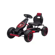 Kahuna G18 Kids Ride On Pedal Powered Go Kart Racing Style - Red