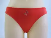Berlei Barely There Ladies Sparkle Panties Brief Underwear size 16 Colour Red
