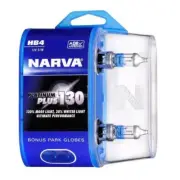 Narva 48544BL2 HB4 12V 51W PLATINUM PLUS 130 Halogen Headlight Globes (BL2)