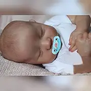 Zero Pam Realistic Reborn Doll Newborn Boys Sleeping 19 inch Soft Silicone Baby Doll Real Life Boy Handcrafted Reborn Boy Collectable