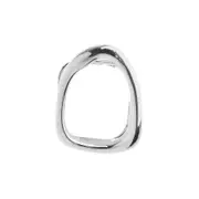 ICED OUT Single tooth hollow Grill - one size fits all CAP silver S