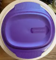 Tupperware Pasta Cooker Maker Purple Rhubarb 2 Piece Microwave 3L 8129A-1 NEW