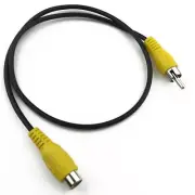 1m AV Male to RCA Female Extension Cord Aux Cord Cable Video Line for Car Audio