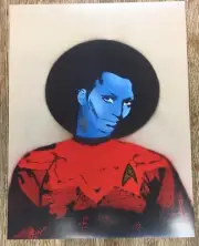 Star Trek "Uhura" mini print By Nick Walker