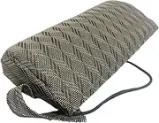 Perfk Outdoor Chaise Lounge Head Pillow Recliner Headrest Pillow Portable Attachment with Elastic Band Head Resting Easy to Install, Rhombus Pattern