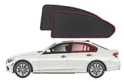 Genuine SNAPSHADES Car Rear Window Shades for BMW 3 Series Sedan 6th Gen (F30...