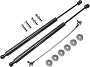 Front Hood Bonnet Gas Struts Shock Damper Lift Supports -Styling Absorber Compatible With Changan CS35 PLUS 2018-2023(Black carbon fiber)