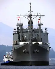 New 8x10 Photo: Sealift Command Ammunition Ship USNS MOUNT BAKER (T-AE-34)