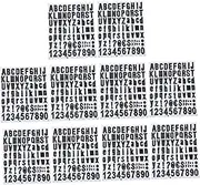 NAMOARLY Mailbox Numbers Stickers DIY Decorative Address Labels Self-Adhesive Letters for Mailbox