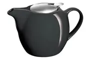Camelia Ceramic Teapot 750ml Pitch Black